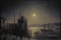 Ivan Aivazovsky moonlit night on the bosphorus Seascape